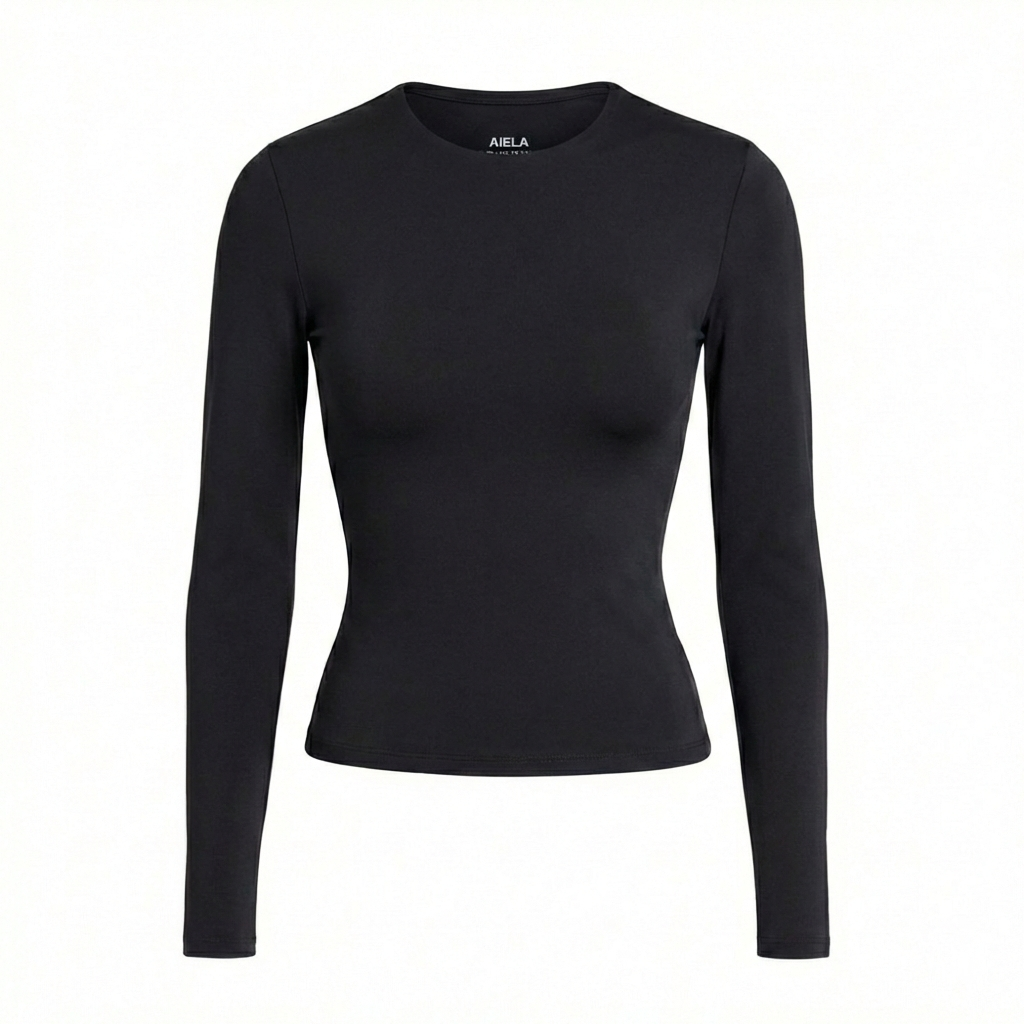 Long Sleeve Top – Black