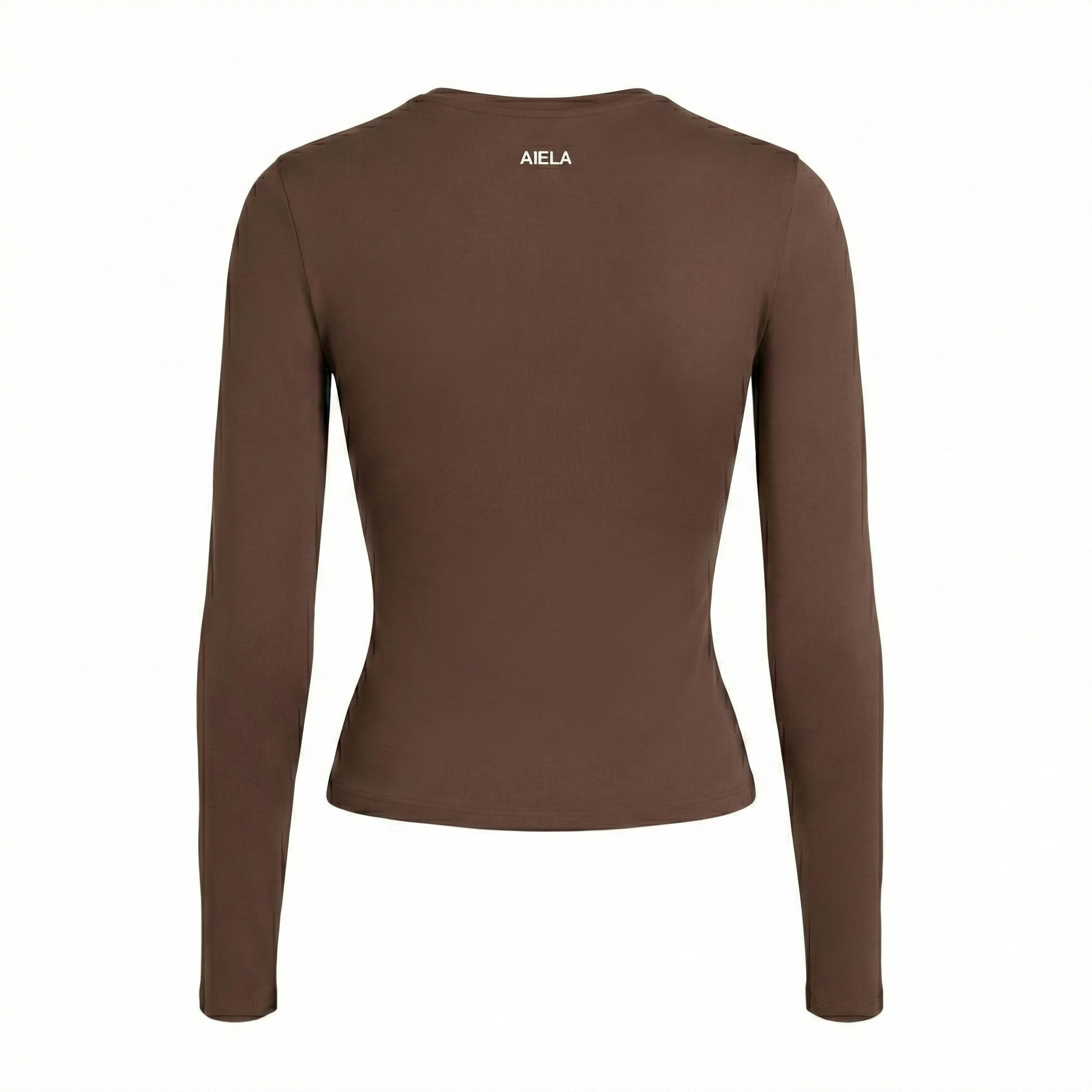 Long Sleeve Top – Mocha Mousse